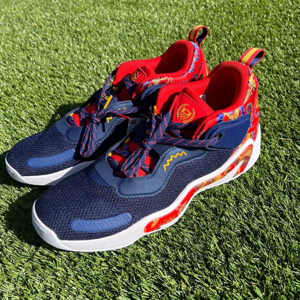 ADIDAS D.O.N. ISSUE 3 FRESH PRINCE BEL AIR BASKETBALL SHOES